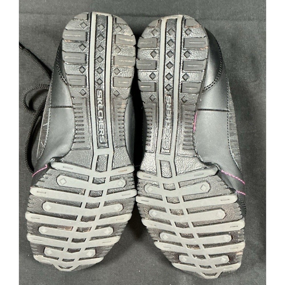 Skechers Womens Athletic Sneaker Shoes Black Pink Size 6 - Picture 7 of 10